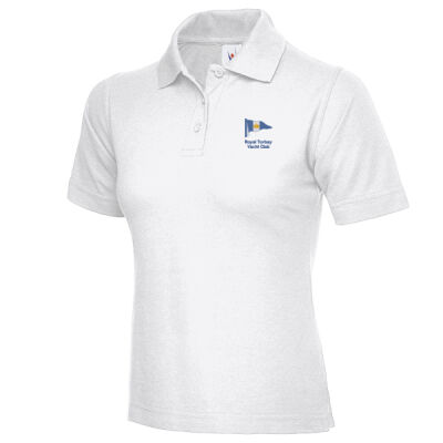 RTYC Ladies Polo White Thumbnail