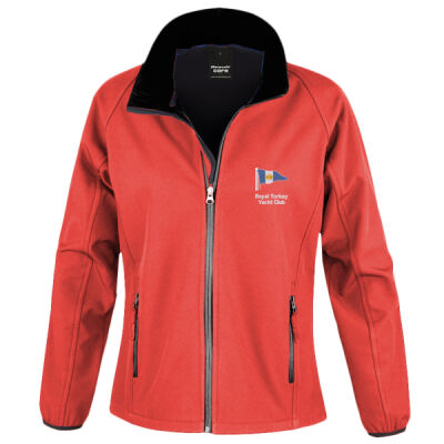 RTYC Ladies Soft Shell Jacket Dark Colours Thumbnail
