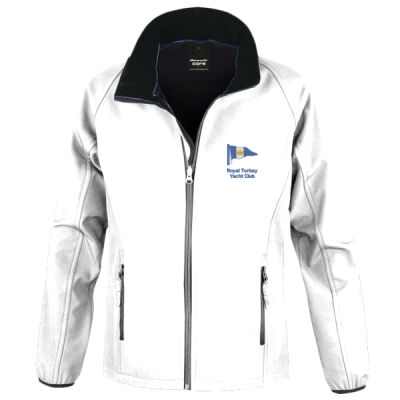 RTYC Mens Soft Shell Jacket White Thumbnail