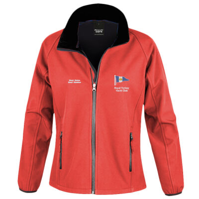 RTYC Ladies Soft Shell Jacket Personalised Thumbnail