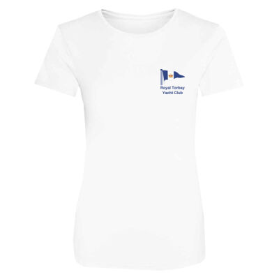 RTYC Ladies Sport T-shirt White Thumbnail